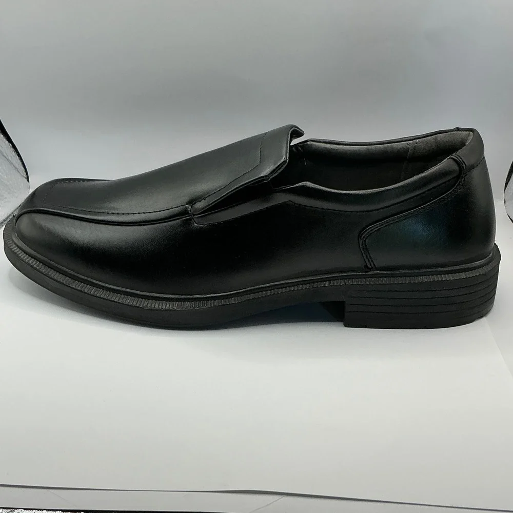 Covington‎ Sheffield Mens Black Slip On Dress Shoes Wide Width 10.5 34006 New